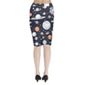 Midi Wrap Pencil Skirt 