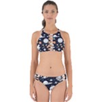 Space Galaxy Universe Stars Sky Perfectly Cut Out Bikini Set