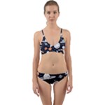 Space Galaxy Universe Stars Sky Wrap Around Bikini Set