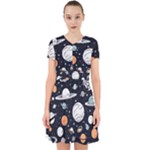 Space Galaxy Universe Stars Sky Adorable in Chiffon Dress