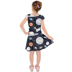 Kids  Short Sleeve Dress 