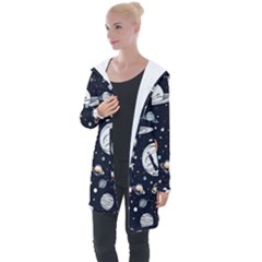 Longline Hooded Cardigan 