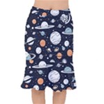 Space Galaxy Universe Stars Sky Short Mermaid Skirt