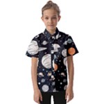 Space Galaxy Universe Stars Sky Kids  Short Sleeve Shirt