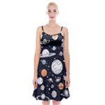 Space Galaxy Universe Stars Sky Spaghetti Strap Velvet Dress