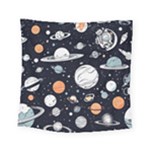 Space Galaxy Universe Stars Sky Square Tapestry (Small)