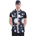 Space Galaxy Universe Stars Sky Men s Puffer Vest