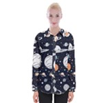 Space Galaxy Universe Stars Sky Womens Long Sleeve Shirt