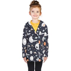 Kids  Double Breasted Button Coat 