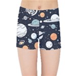 Space Galaxy Universe Stars Sky Kids  Sports Shorts