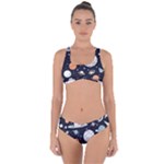 Space Galaxy Universe Stars Sky Criss Cross Bikini Set