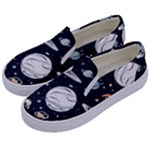 Space Galaxy Universe Stars Sky Kids  Canvas Slip Ons