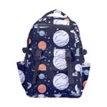 Space Galaxy Universe Stars Sky Carry-on Double Buckle Travel Backpack