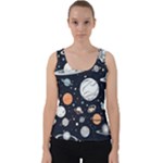 Space Galaxy Universe Stars Sky Velvet Tank Top