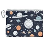 Space Galaxy Universe Stars Sky Canvas Cosmetic Bag (XL)