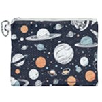 Space Galaxy Universe Stars Sky Canvas Cosmetic Bag (XXL)