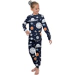 Space Galaxy Universe Stars Sky Kids  Long Sleeve Set 