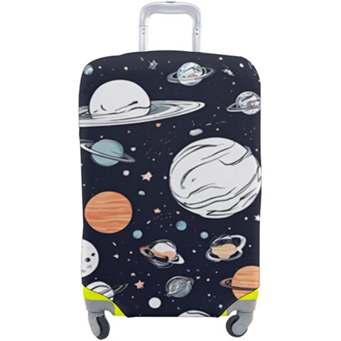 Space Galaxy Universe Stars Sky Luggage Cover (Large) from ArtsNow.com