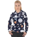 Space Galaxy Universe Stars Sky Women s Overhead Hoodie