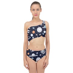 Spliced Up Two Piece Swimsuit 