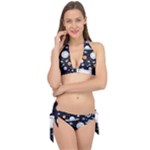 Space Galaxy Universe Stars Sky Tie It Up Bikini Set