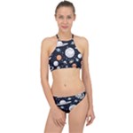 Space Galaxy Universe Stars Sky Halter Bikini Set