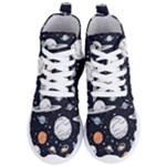 Space Galaxy Universe Stars Sky Women s Lightweight High Top Sneakers