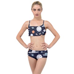 Layered Top Bikini Set 