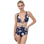 Space Galaxy Universe Stars Sky Tied Up Two Piece Swimsuit