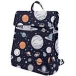 Space Galaxy Universe Stars Sky Flap Top Backpack