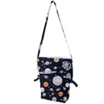 Space Galaxy Universe Stars Sky Folding Shoulder Bag