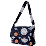 Space Galaxy Universe Stars Sky Full Print Messenger Bag (S)