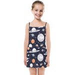 Space Galaxy Universe Stars Sky Kids  Summer Sun Dress