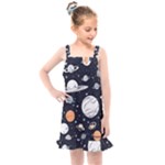 Space Galaxy Universe Stars Sky Kids  Overall Dress