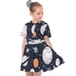 Space Galaxy Universe Stars Sky Kids  Sailor Dress