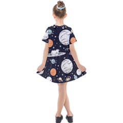 Kids  Short Sleeve Shirt Dress 