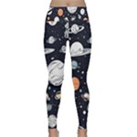 Space Galaxy Universe Stars Sky Lightweight Velour Classic Yoga Leggings