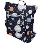 Space Galaxy Universe Stars Sky Buckle Up Backpack