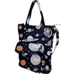 Space Galaxy Universe Stars Sky Shoulder Tote Bag