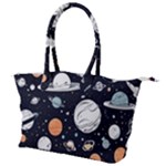 Space Galaxy Universe Stars Sky Canvas Shoulder Bag