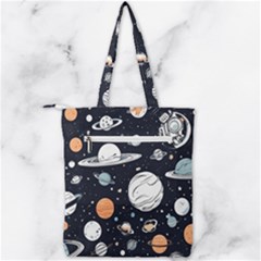 Double Zip Up Tote Bag 