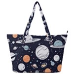 Space Galaxy Universe Stars Sky Full Print Shoulder Bag