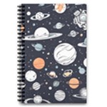 Space Galaxy Universe Stars Sky 5.5  x 8.5  Notebook