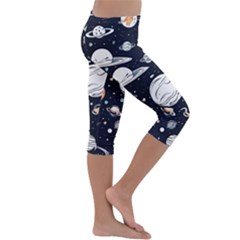 Kids  Lightweight Velour Capri Leggings  