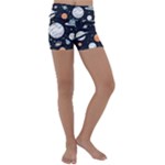 Space Galaxy Universe Stars Sky Kids  Lightweight Velour Yoga Shorts