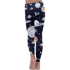 Kids  Lightweight Velour Classic Yoga Leggings 