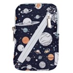 Space Galaxy Universe Stars Sky Belt Pouch Bag (Small)