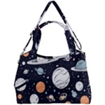 Space Galaxy Universe Stars Sky Double Compartment Shoulder Bag