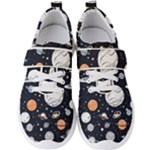 Space Galaxy Universe Stars Sky Men s Velcro Strap Shoes