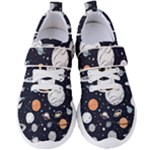 Space Galaxy Universe Stars Sky Women s Velcro Strap Shoes